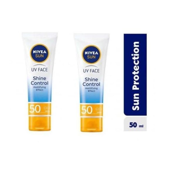Buy NIVEA Sunscreen Face Shine Control Cream SPF 50 - 50 ml at Elomart Nigeria
